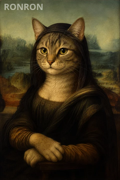 La Chatonde – Portrait Félin Renaissance