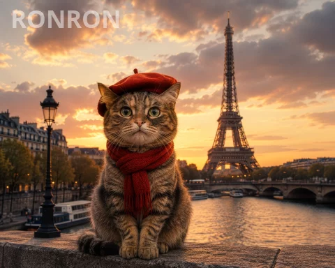 Le Chat de Paris – Un Ronron sous la Tour Eiffel
