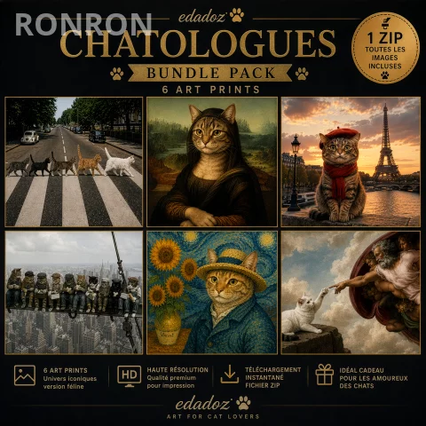 Chatologues – Bundle Pack : 6 Chefs-d’œuvre Félins